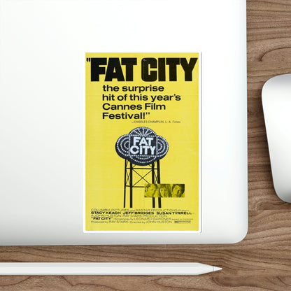 Fat City 1972 Movie Poster STICKER Vinyl Die-Cut Decal-The Sticker Space