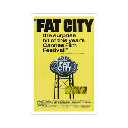 Fat City 1972 Movie Poster STICKER Vinyl Die-Cut Decal 5 Inch - The Sticker Space