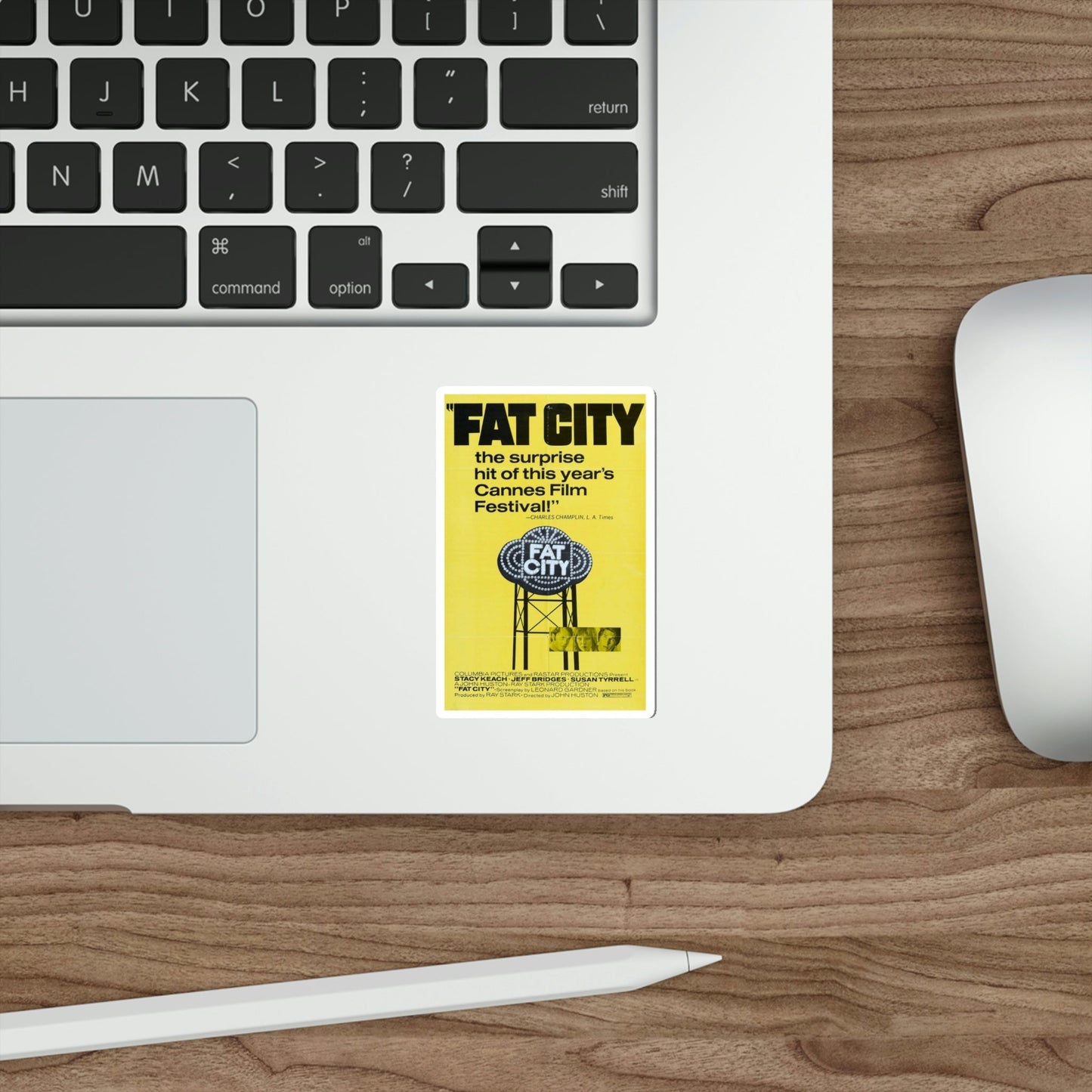 Fat City 1972 Movie Poster STICKER Vinyl Die-Cut Decal-The Sticker Space