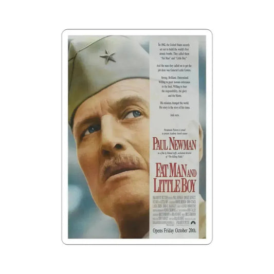 Fat Man and Little Boy 1989 Movie Poster STICKER Vinyl Die-Cut Decal 2 Inch - The Sticker Space