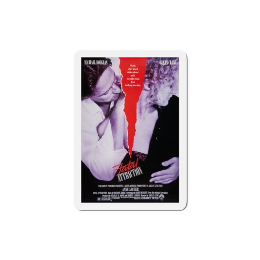 Fatal Attraction 1987 Movie Poster Die-Cut Magnet-The Sticker Space