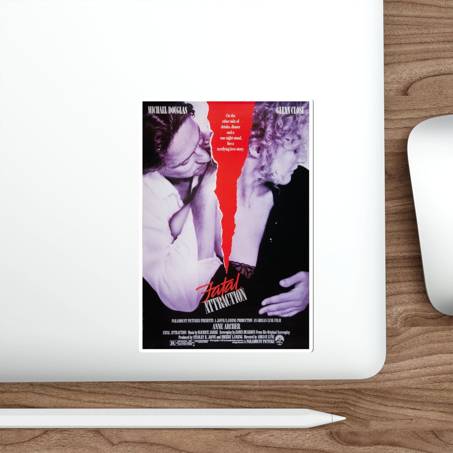 Fatal Attraction 1987 Movie Poster STICKER Vinyl Die-Cut Decal-The Sticker Space