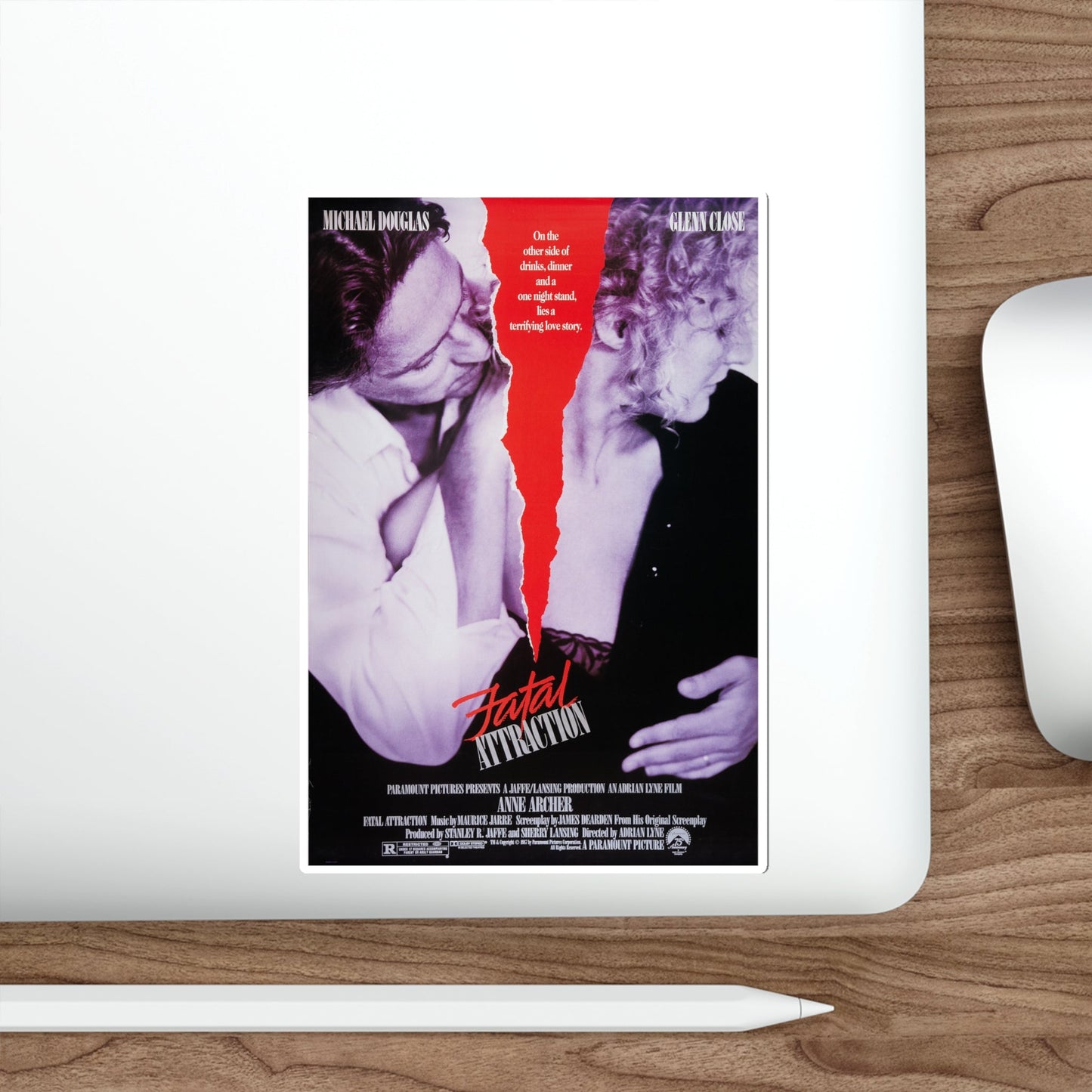 Fatal Attraction 1987 Movie Poster STICKER Vinyl Die-Cut Decal-The Sticker Space