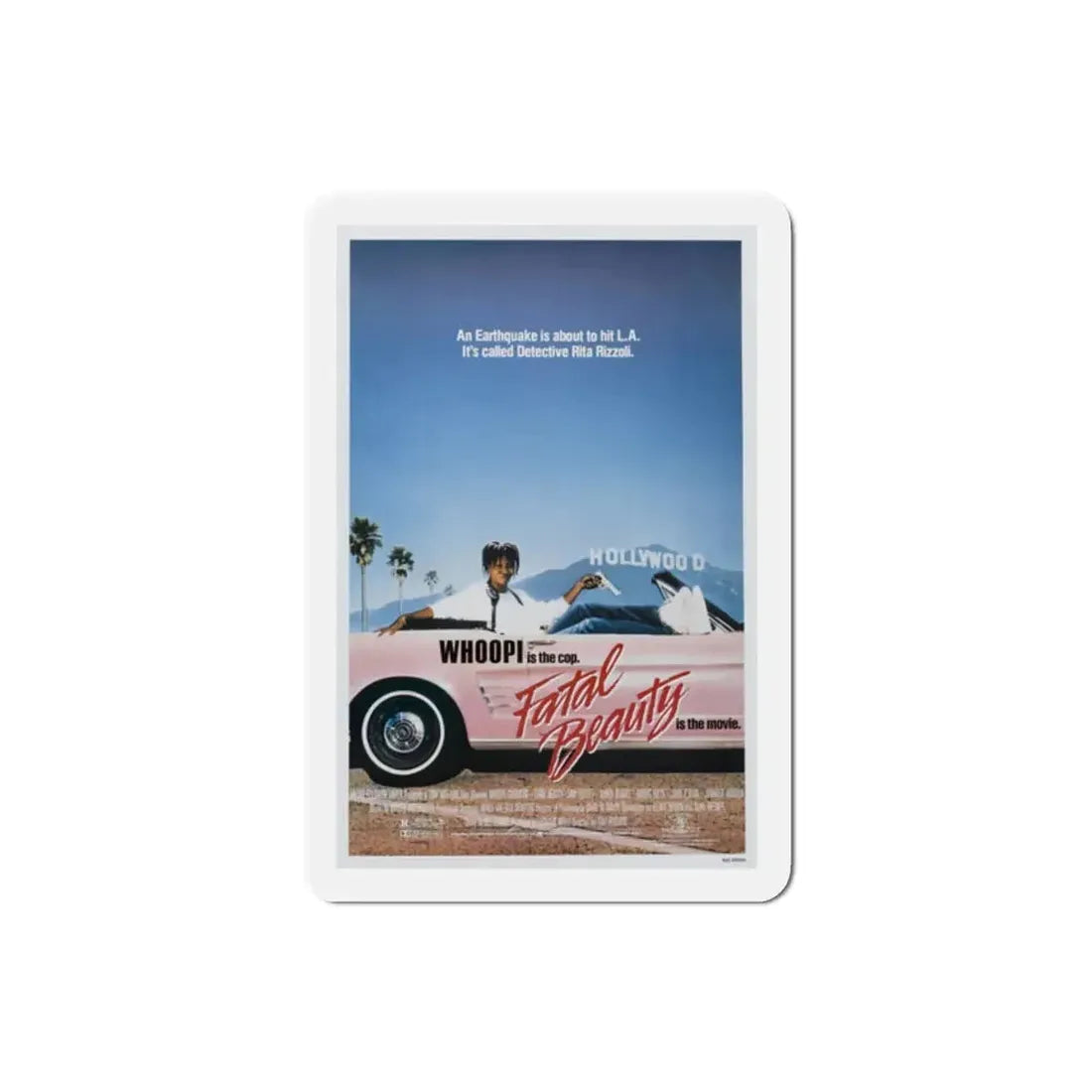 Fatal Beauty 1987 Movie Poster Refrigerator Magnet - The Sticker Space