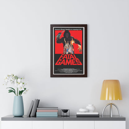 FATAL GAMES 1984 - Framed Movie Poster-The Sticker Space