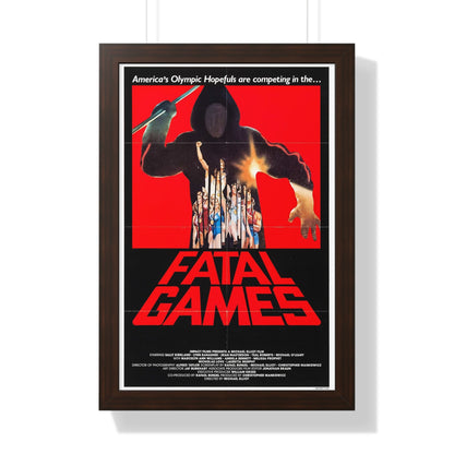 FATAL GAMES 1984 - Framed Movie Poster-16″ x 24″-The Sticker Space