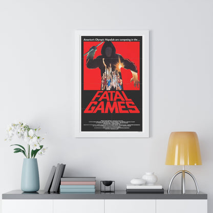 FATAL GAMES 1984 - Framed Movie Poster-The Sticker Space