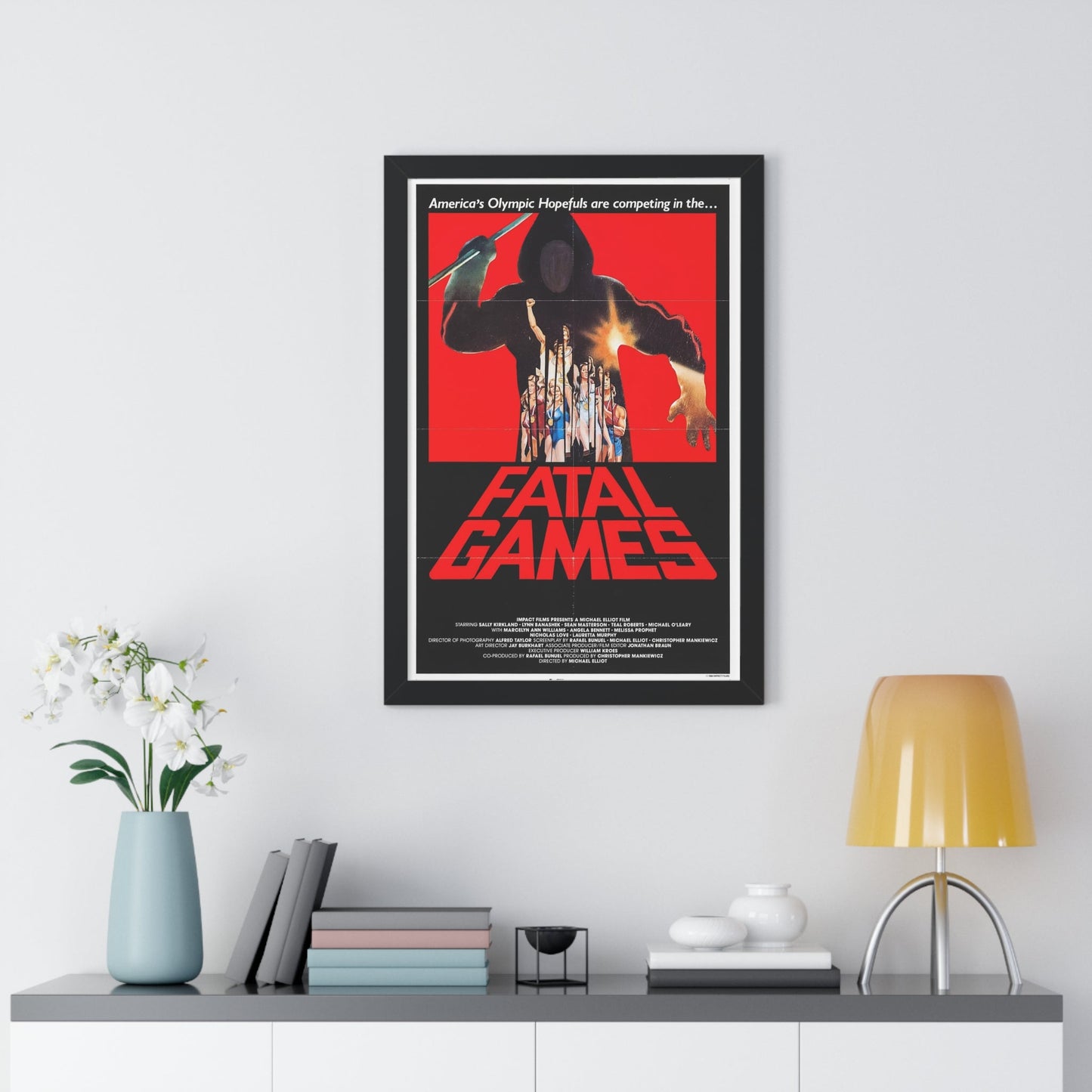 FATAL GAMES 1984 - Framed Movie Poster-The Sticker Space