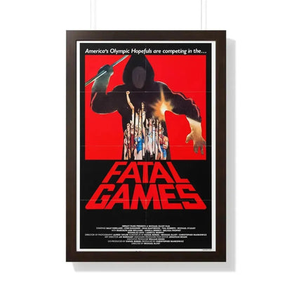 FATAL GAMES 1984 - Framed Movie Poster - The Sticker Space