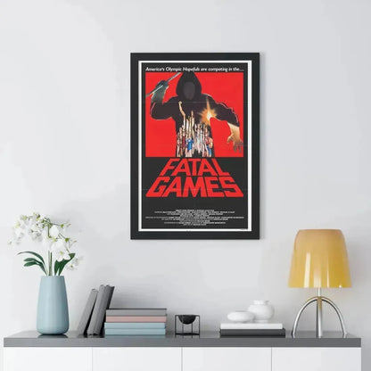FATAL GAMES 1984 - Framed Movie Poster - The Sticker Space