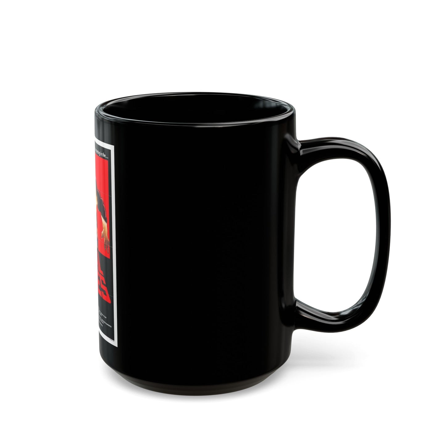 FATAL GAMES 1984 Movie Poster - Black Coffee Mug-The Sticker Space