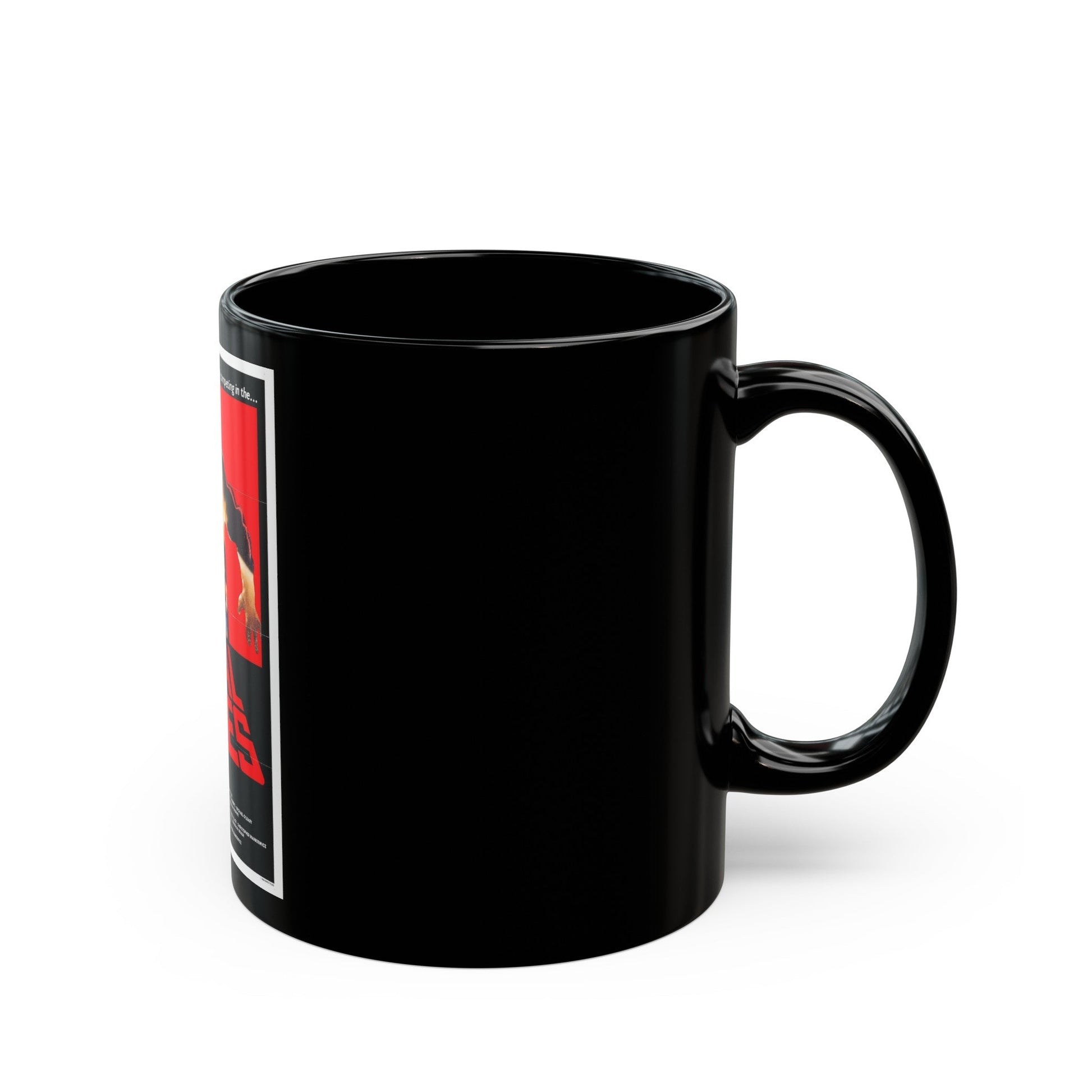 FATAL GAMES 1984 Movie Poster - Black Coffee Mug-The Sticker Space