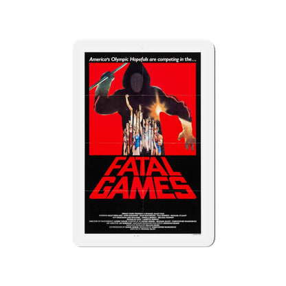 FATAL GAMES 1984 Movie Poster - Die-Cut Magnet-4" x 4"-The Sticker Space