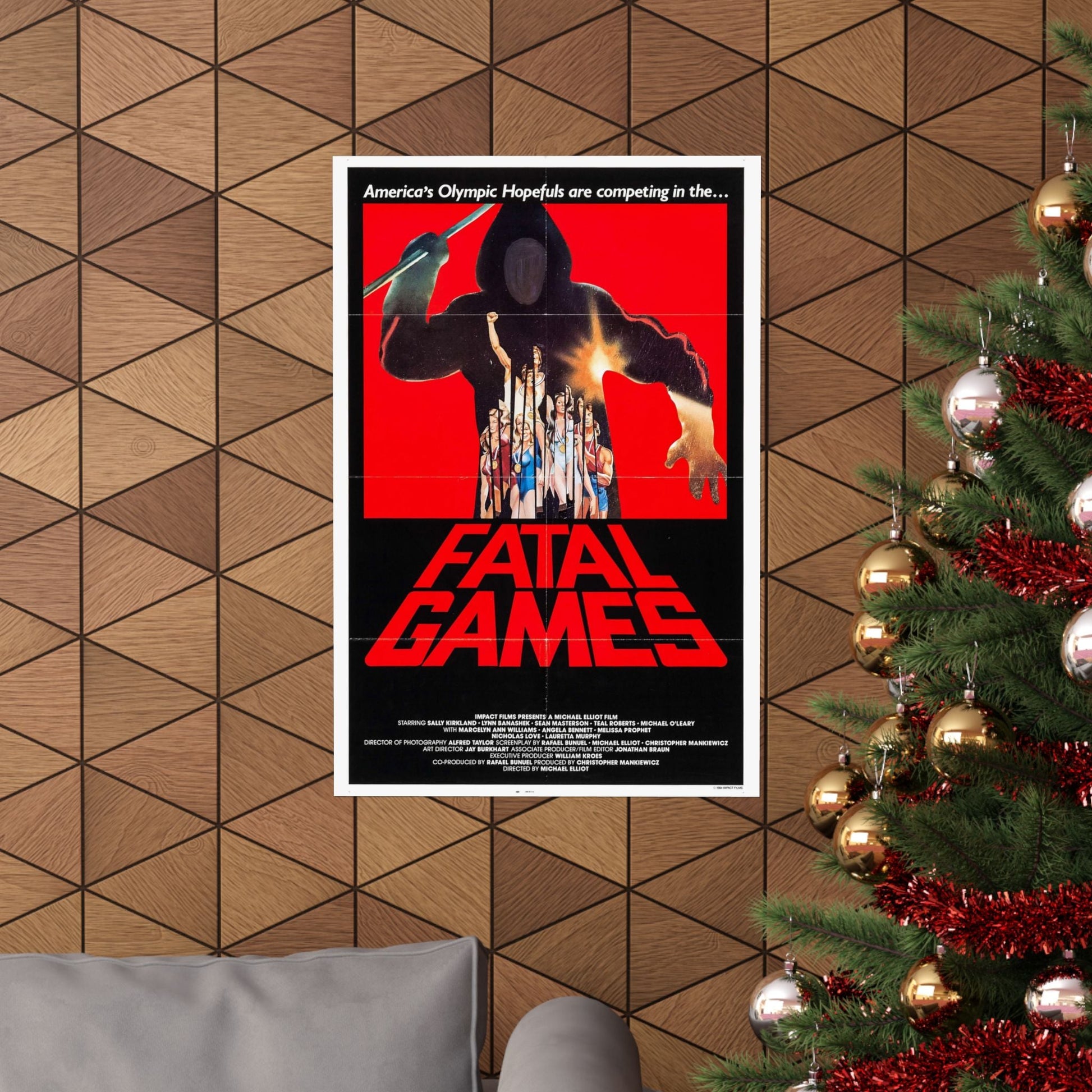 FATAL GAMES 1984 - Paper Movie Poster-The Sticker Space