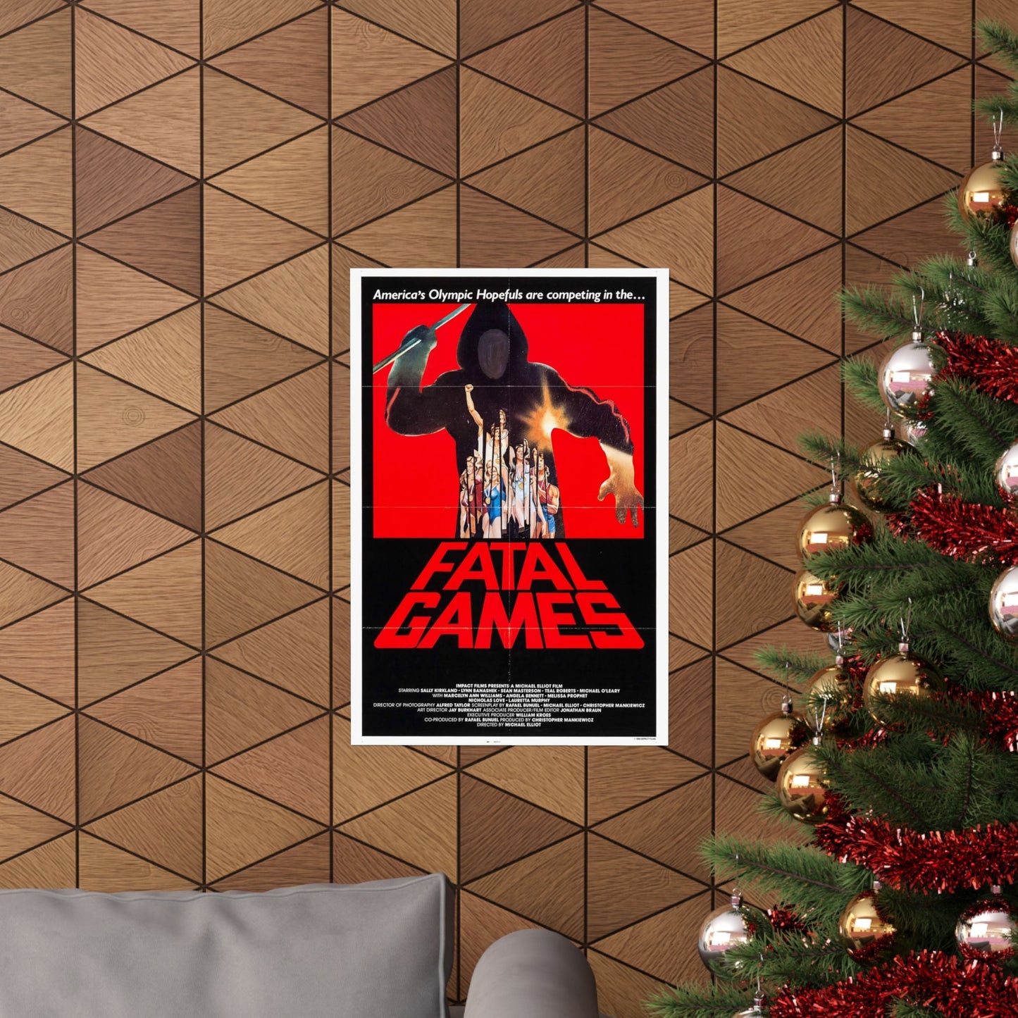 FATAL GAMES 1984 - Paper Movie Poster-The Sticker Space