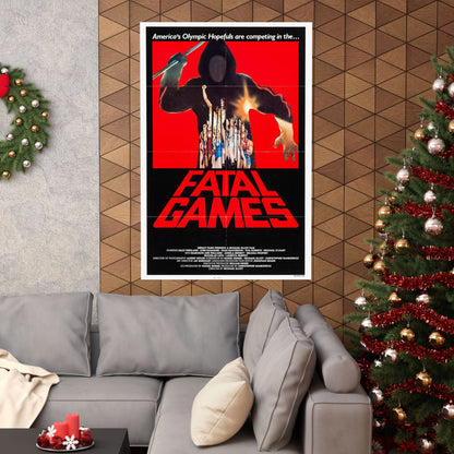 FATAL GAMES 1984 - Paper Movie Poster-The Sticker Space