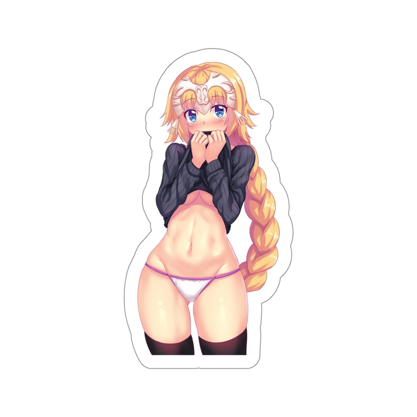 Fate Apocrypha - Jeanne v4 (Anime/Ecchi/Waifu) STICKER Vinyl Die-Cut Decal-4 Inch-The Sticker Space