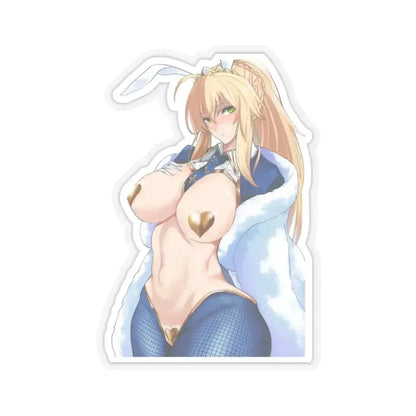 Fate Grand Order Artoria Pendragon Lancer 5 (Anime/Ecchi) STICKER Vinyl Kiss-Cut Decal 2 Inch Transparent - The Sticker Space