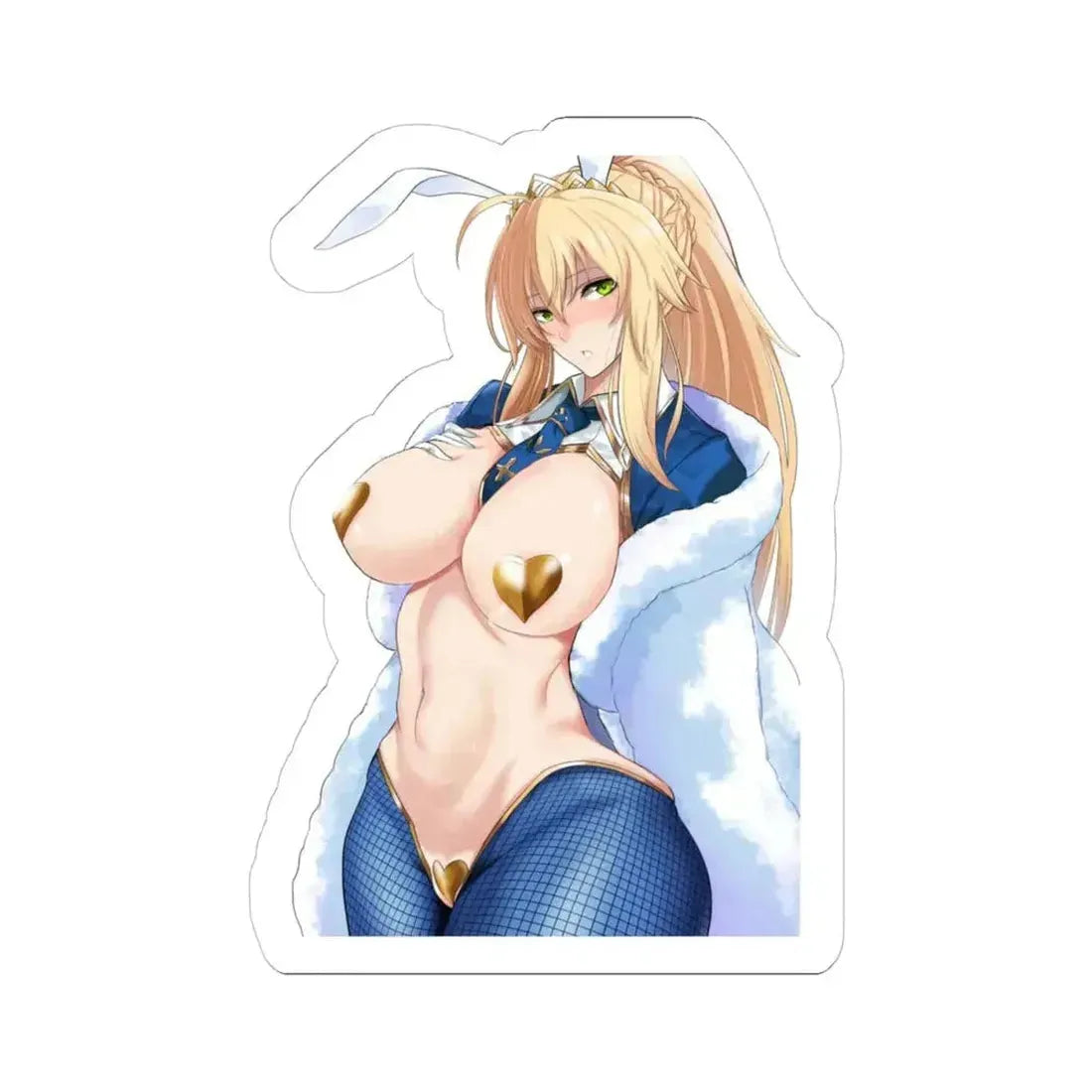 Fate Grand Order Artoria Pendragon Lancer 5 (Anime/Ecchi) STICKER Vinyl Kiss-Cut Decal 4 Inch White - The Sticker Space