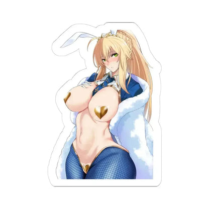 Fate Grand Order Artoria Pendragon Lancer 5 (Anime/Ecchi) STICKER Vinyl Kiss-Cut Decal 4 Inch White - The Sticker Space