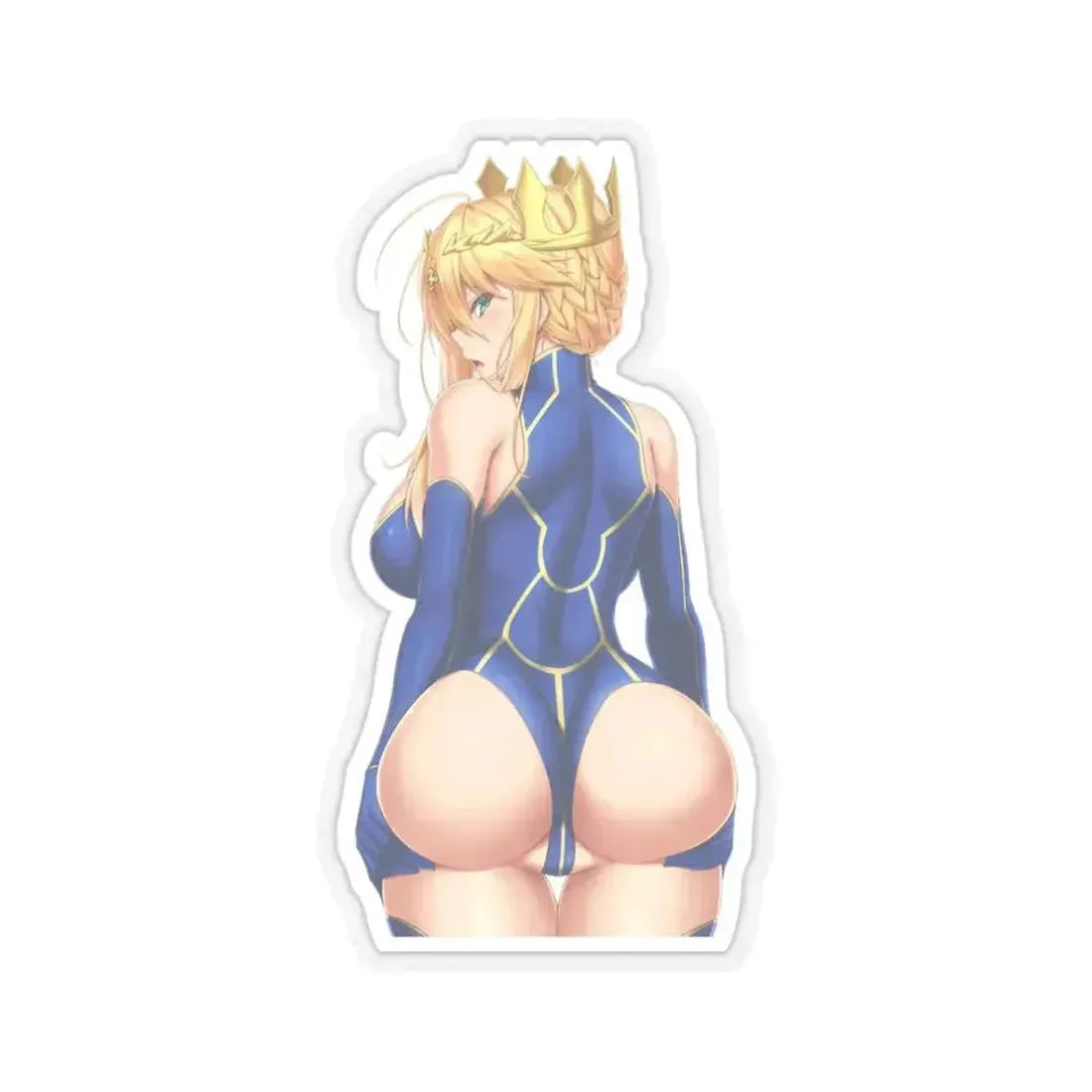 Fate Grand Order Artoria Pendragon Lancer 6 (Anime/Ecchi) STICKER Vinyl Kiss-Cut Decal 3 Inch Transparent - The Sticker Space