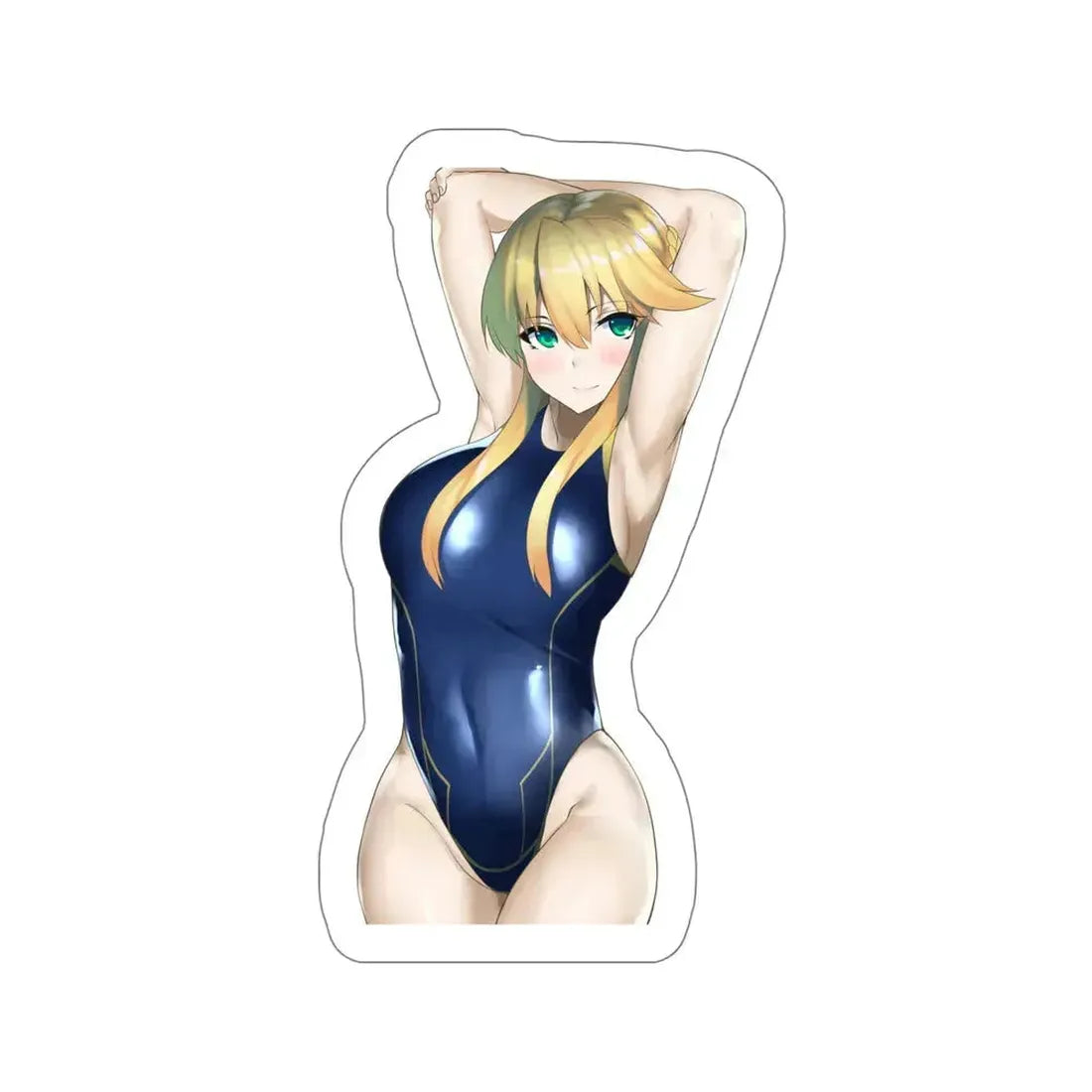 Fate Grand Order - Artoria Pendragon Lancer v4 (Anime/Ecchi/Waifu) STICKER Vinyl Die-Cut Decal 5 Inch - The Sticker Space