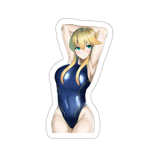 Fate Grand Order - Artoria Pendragon Lancer v4 (Anime/Ecchi/Waifu) STICKER Vinyl Die-Cut Decal-6 Inch-The Sticker Space