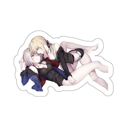 Fate Grand Order - Joan of Arc, Arturia Pendragon (Anime/Ecchi/Waifu) STICKER Vinyl Die-Cut Decal-White-The Sticker Space