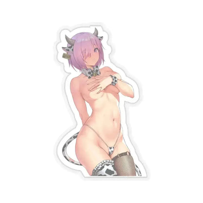 Fate Grand Order Mash Kyrielight Shielder 1 (Anime/Ecchi) STICKER Vinyl Kiss-Cut Decal 2 Inch Transparent - The Sticker Space