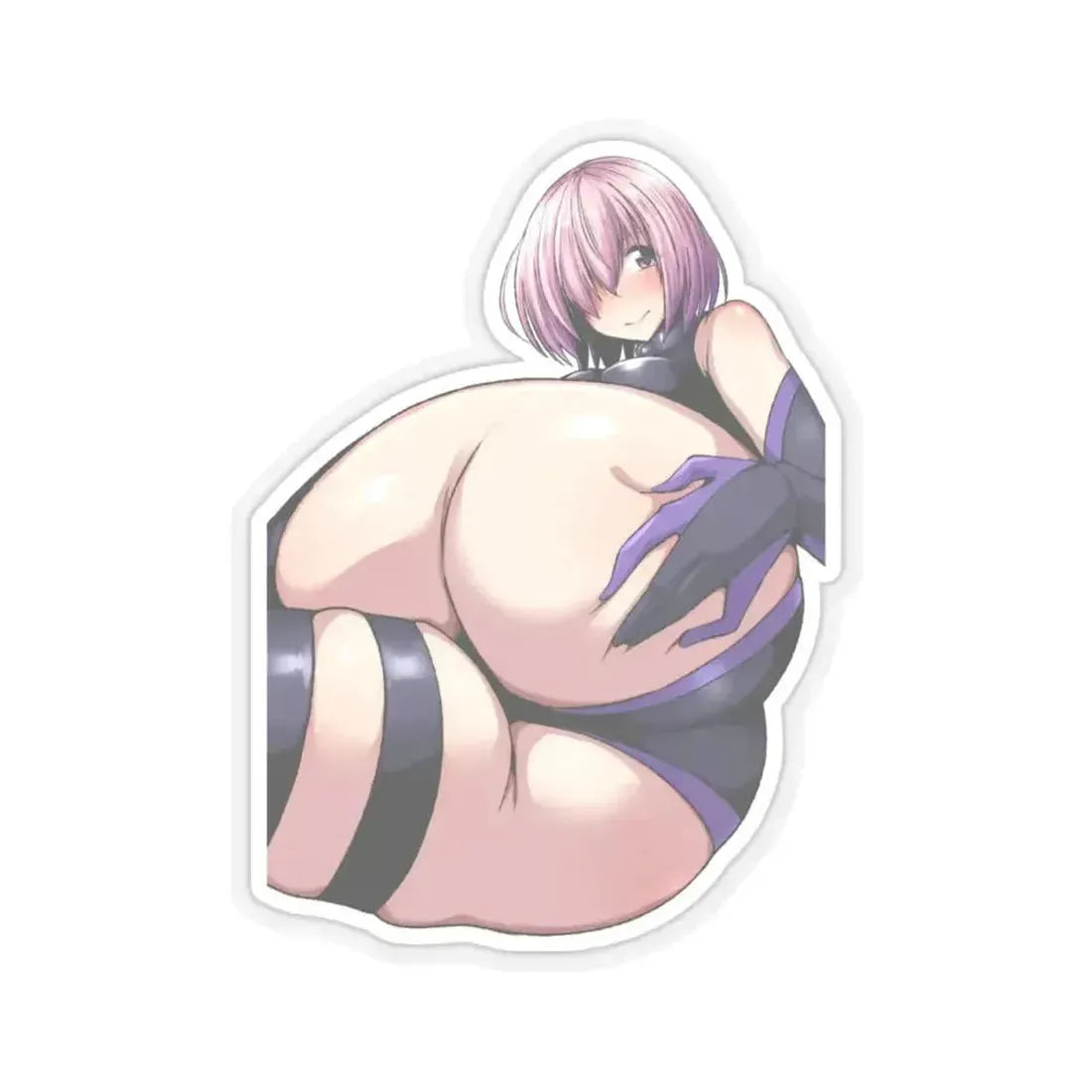 Fate Grand Order Mash Kyrielight Shielder 17 (Anime/Ecchi) STICKER Vinyl Kiss-Cut Decal 4 Inch Transparent - The Sticker Space