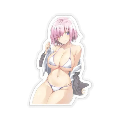 Fate Grand Order Mash Kyrielight Shielder 3 (Anime/Ecchi) STICKER Vinyl Kiss-Cut Decal 6 Inch Transparent - The Sticker Space