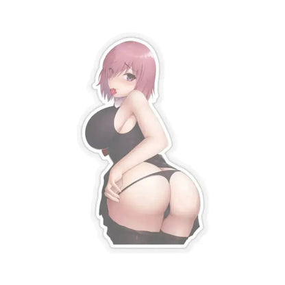 Fate Grand Order Mash Kyrielight Shielder 4 (Anime/Ecchi) STICKER Vinyl Kiss-Cut Decal 2 Inch Transparent - The Sticker Space