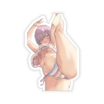 Fate Grand Order Mash Kyrielight Shielder 6 (Anime/Ecchi) STICKER Vinyl Kiss-Cut Decal 3 Inch Transparent - The Sticker Space