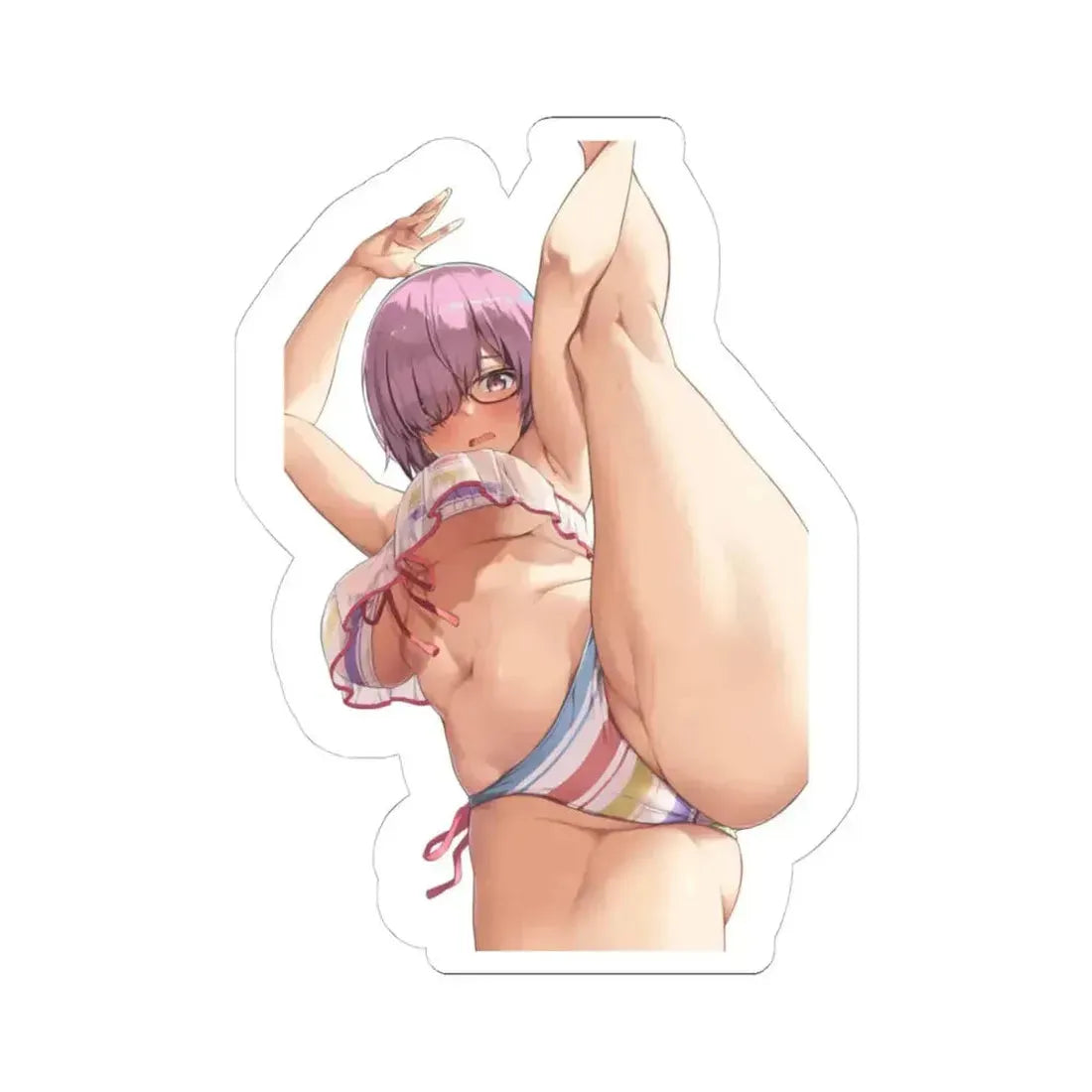 Fate Grand Order Mash Kyrielight Shielder 6 (Anime/Ecchi) STICKER Vinyl Kiss-Cut Decal 6 Inch White - The Sticker Space