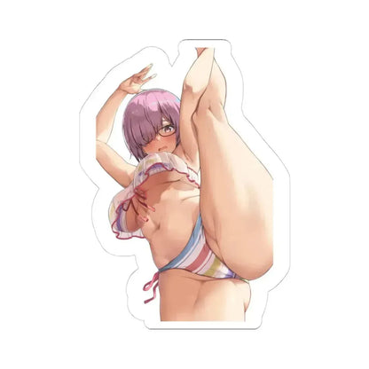 Fate Grand Order Mash Kyrielight Shielder 6 (Anime/Ecchi) STICKER Vinyl Kiss-Cut Decal 6 Inch White - The Sticker Space