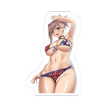 Fate Grand Order Miyamoto Musashi Saber 2 (Anime/Ecchi) STICKER Vinyl Kiss-Cut Decal 3 Inch White - The Sticker Space
