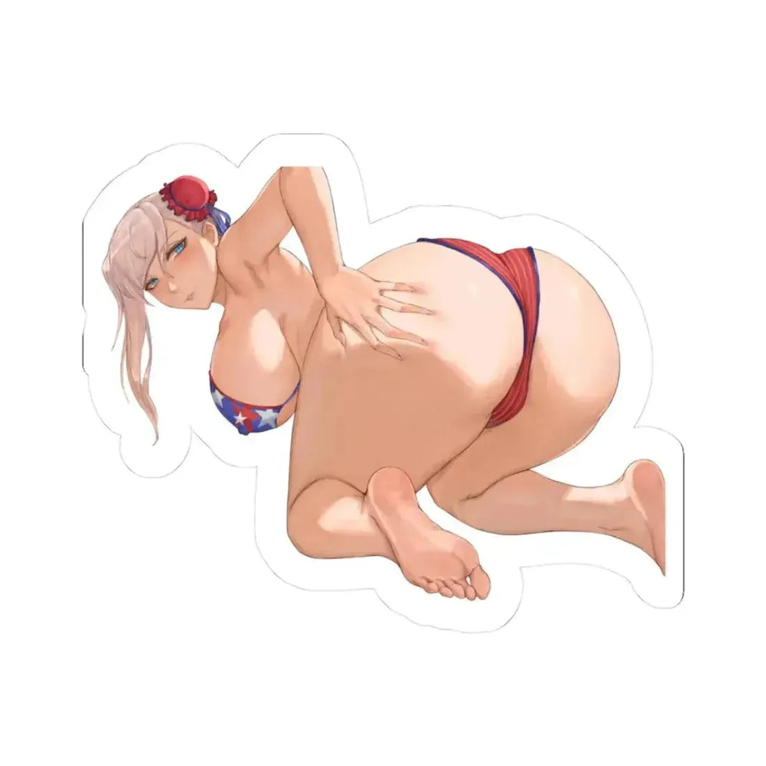 Fate Grand Order Miyamoto Musashi Saber 3 (Anime/Ecchi) STICKER Vinyl Kiss-Cut Decal 3 Inch White - The Sticker Space