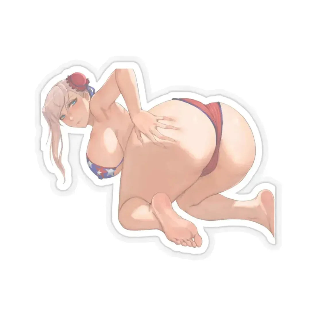 Fate Grand Order Miyamoto Musashi Saber 3 (Anime/Ecchi) STICKER Vinyl Kiss-Cut Decal 6 Inch Transparent - The Sticker Space