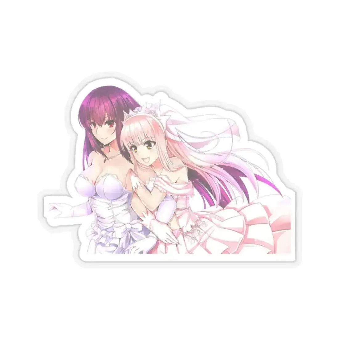 Fate Grand Order Scathach Lancer Medb Rider (Anime/Ecchi) STICKER Vinyl Kiss-Cut Decal 2 Inch Transparent - The Sticker Space