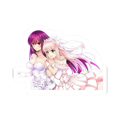 Fate Grand Order Scathach Lancer Medb Rider (Anime/Ecchi) STICKER Vinyl Kiss-Cut Decal 2 Inch White - The Sticker Space