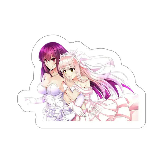 Fate Grand Order - Scathach Lancer, Medb Rider (Anime/Ecchi/Waifu) STICKER Vinyl Die-Cut Decal 6 Inch - The Sticker Space