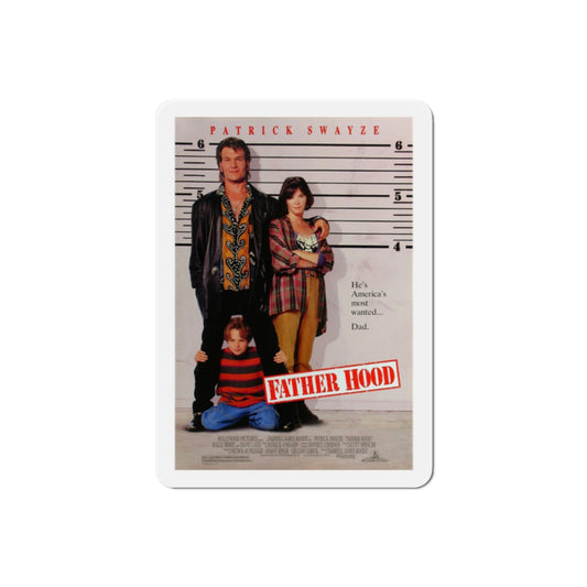 Father Hood 1993 Movie Poster Die-Cut Magnet-2" x 2"-The Sticker Space