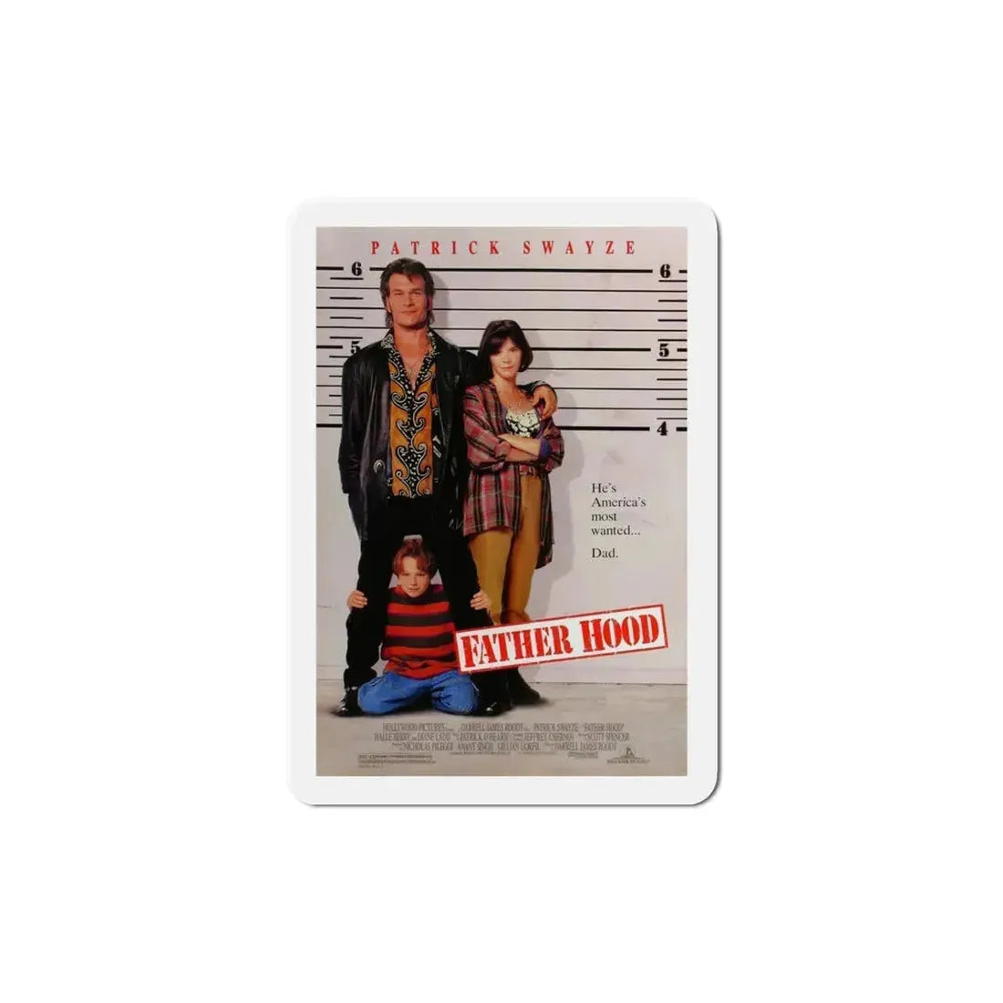 Father Hood 1993 Movie Poster Refrigerator Magnet 5 Inch - The Sticker Space