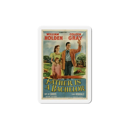 Father Is a Bachelor 1950 Movie Poster Refrigerator Magnet - The Sticker Space