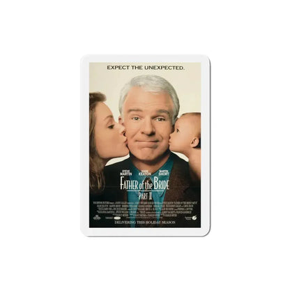 Father Of The Bride Part II 1995 Movie Poster Refrigerator Magnet 3 Inch - The Sticker Space