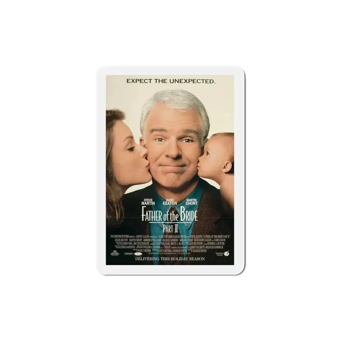 Father Of The Bride Part II 1995 Movie Poster Refrigerator Magnet 4 Inch - The Sticker Space