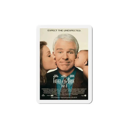 Father Of The Bride Part II 1995 Movie Poster Refrigerator Magnet 4 Inch - The Sticker Space