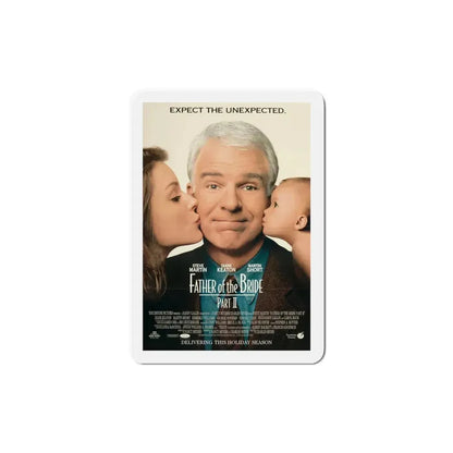 Father Of The Bride Part II 1995 Movie Poster Refrigerator Magnet 5 Inch - The Sticker Space