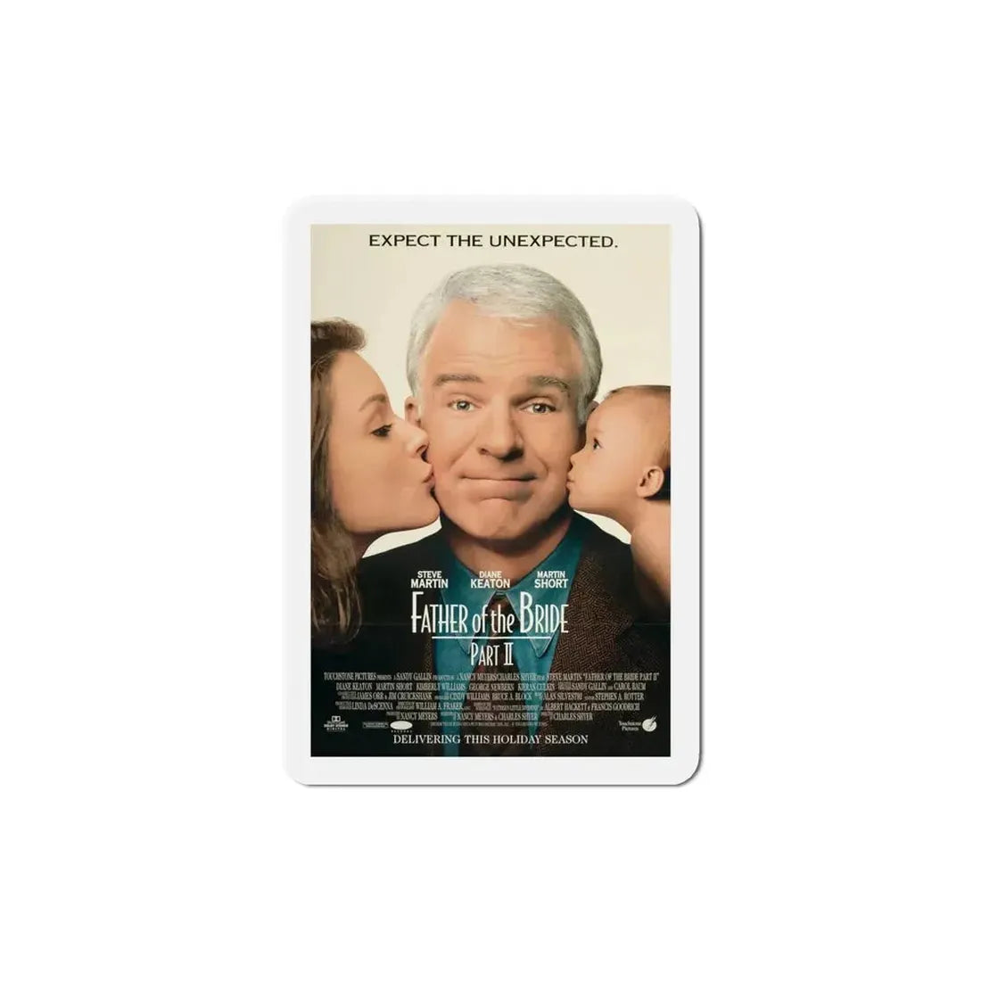 Father Of The Bride Part II 1995 Movie Poster Refrigerator Magnet - The Sticker Space