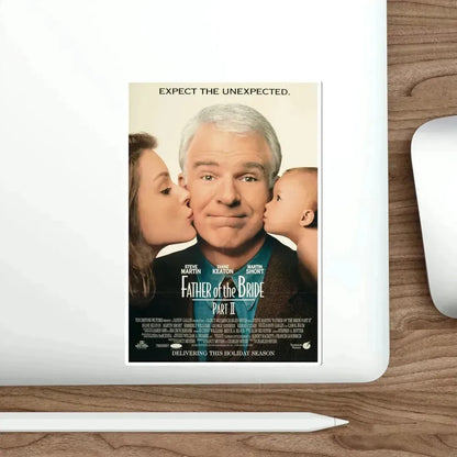 Father Of The Bride Part II 1995 Movie Poster STICKER Vinyl Die-Cut Decal - The Sticker Space